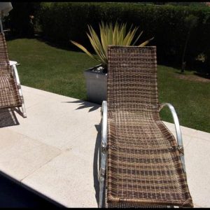 Espreguiçadeira Alumínio Fibra Sintética