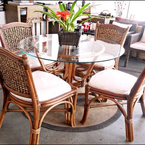 Mesa com Fibra Natural